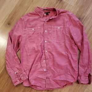Chambray Long Sleeve Men's Shirt